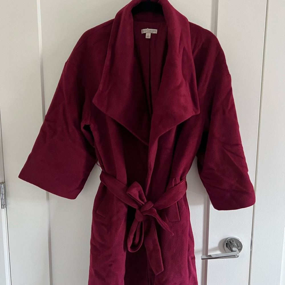 Red Wrap Coat